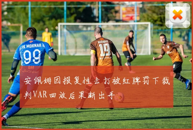 安佩姆因报复性击打被红牌罚下裁判VAR回放后果断出手